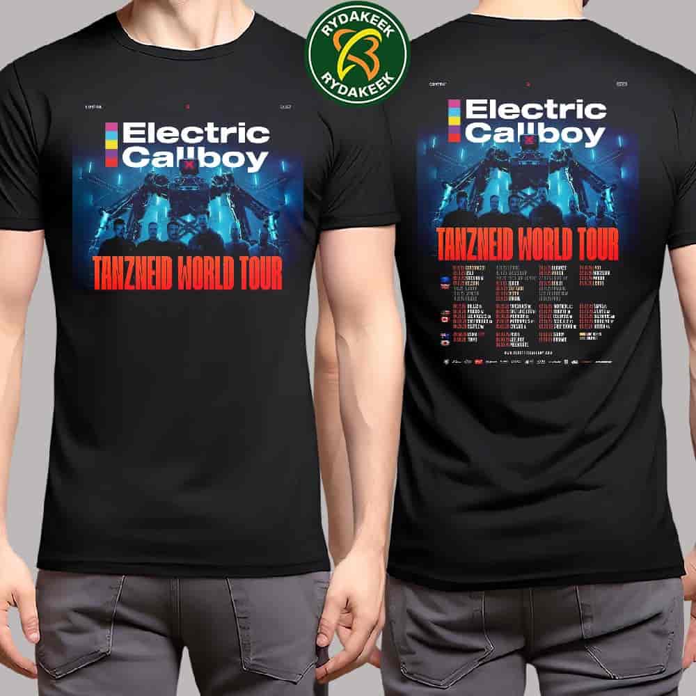 Electric Callboy Tanzneid World Tour 2025-26 Tour Dates Printback T-Shirt Merchandise Electric Callboy Tanzneid World Tour 2025-26 Tour Dates Printback T-Shirt Merchandise