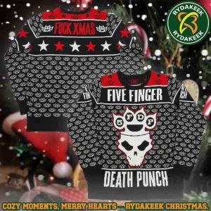 Five Finger Death Punch Fuck Xmas Christmas Christmas Gifts Xmas For Family And Friends Ugly Sweater