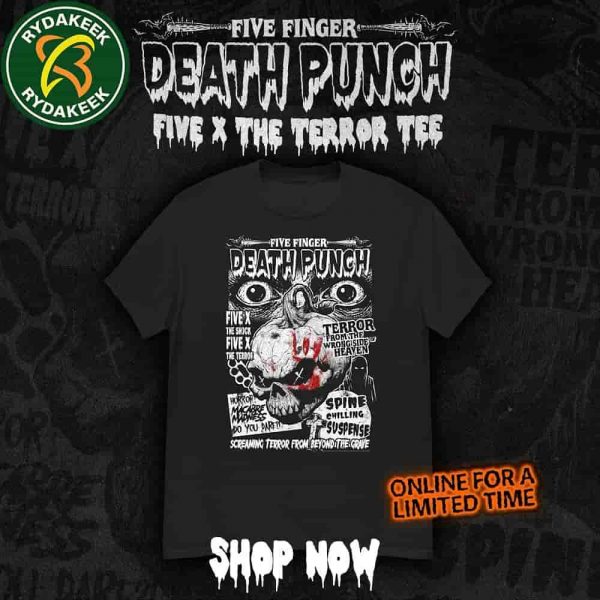 Five Finger Death Punch X The Terror Limited Tee Halloween 2025 T-Shirt