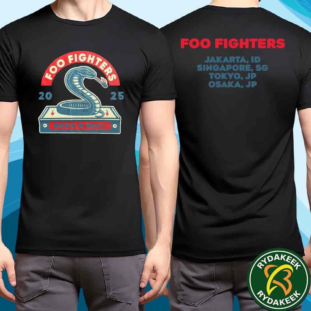 (新品)FOO FIGHTERS MATCHBOX COBRA Tシャツ Foo Fighters Rock N Roll Japan Tour 2025 Exclusive Matchbox