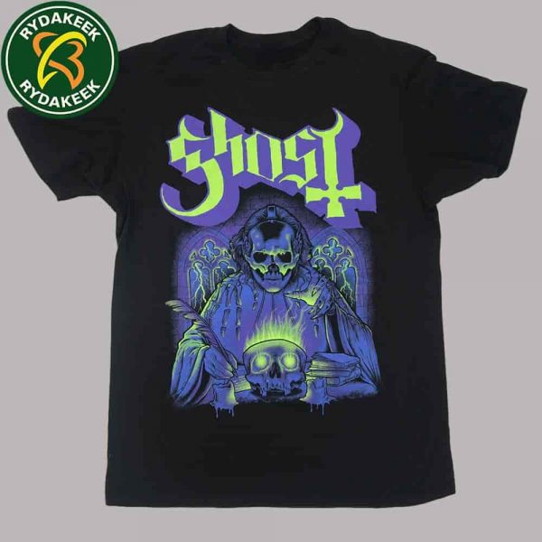 Ghost Band Official Merch Halloween 2025 Glow In The Dartk Unisex T-Shirt