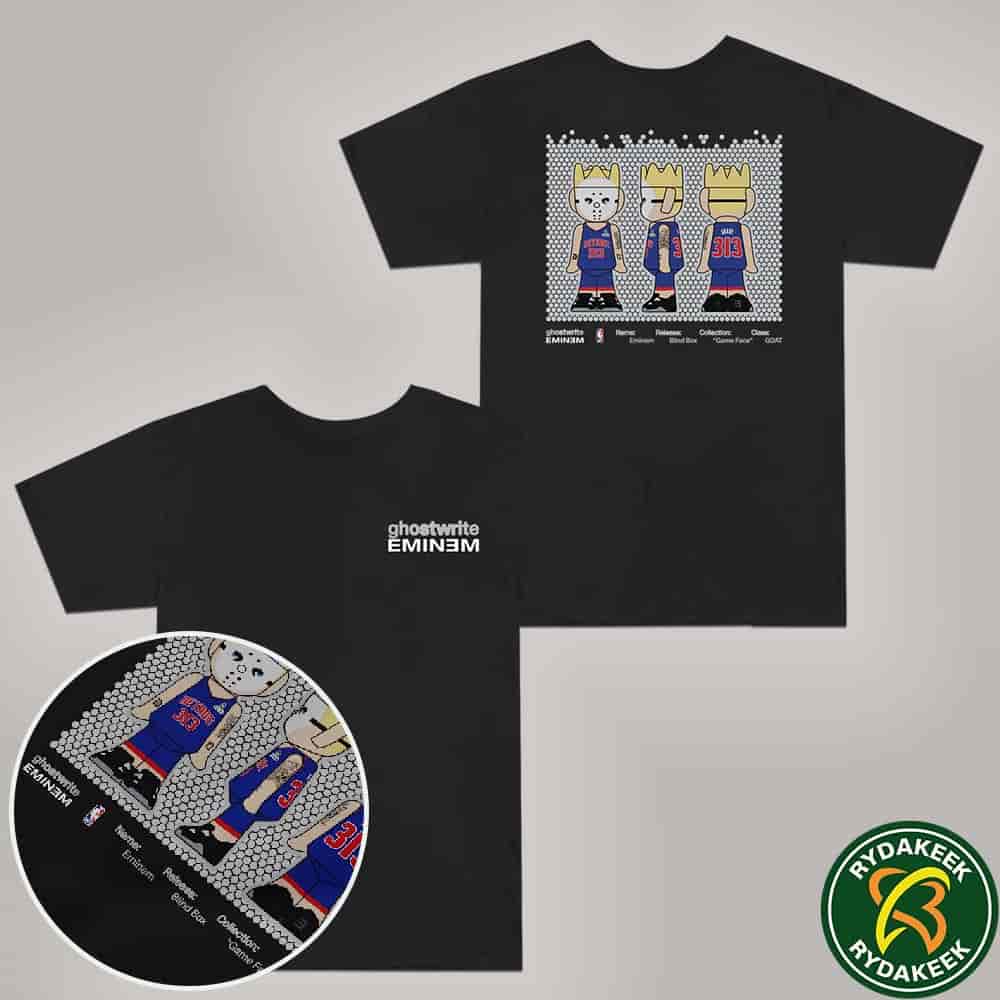 Ghostwrite X NBA X Eminem Game Face I'm Not A Real Person Limited Edition T-Shirt 2025 Ghostwrite X NBA X Eminem Game Face I'm Not A Real Person Limited Edition T-Shirt 2025