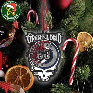 Grateful Dead 60th Anniversary 2025 Tree Decoration Christmas Ornament