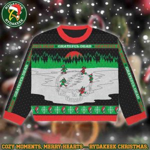 Grateful Dead Skating Bears Ugly Sweater Family Memories And Christmas Xmas Gift Grateful Dead Skating Bears Ugly Sweater Family Memories And Christmas Xmas Gift