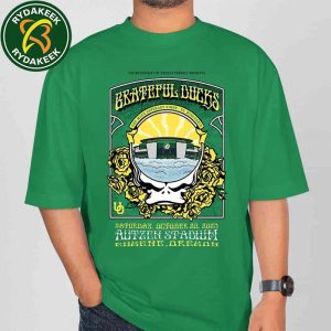 Grateful Dead X Oregon Ducks Exclusive Poster Eugene Oregon At Autzen Stadium On October 25 2025 T-Shirt Grateful Dead X Oregon Ducks Exclusive Poster Eugene Oregon At Autzen Stadium On October 25 2025 T-Shirt
