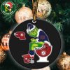 Arizona Wildcats X Grinch Christmas Sitting On Toilet Arizona State Sun Devils Christmas Tree Decorations Ornament Funny College Football NCAA