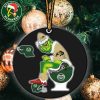 Grinch Christmas X Florida Gators Sitting On Toilet Florida State Seminoles Christmas Tree Decorations Ornament Funny College Football NCAA