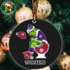 Grinch Christmas X LSU Tigers Sitting On Toilet Alabama Crimson Tide Christmas Tree Decorations Ornament Funny College Football NCAA