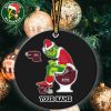 Grinch Christmas X Ole Miss Rebels Sitting On Toilet Mississippi State Bulldogs Christmas Tree Decor Ornament Funny College Football NCAA