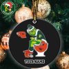 Grinch Christmas X Oregon Ducks Sitting On Toilet Oregon State Beavers Christmas Tree Decorations Ornament Funny College Football NCAA