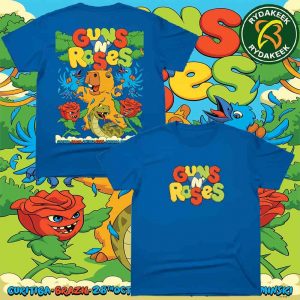Guns N Roses Curitiba Brazil 2025 Exclusive Tee Live At Pedreira Paulo Leminski On October 28th Capybara’s Jungle Rock Art Work T-Shirt