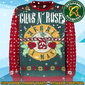Guns N Roses Merry X-Mas The Perfect Ugly Sweater for Every Music Lover Guns N Roses Merry X-Mas The Perfect Ugly Sweater for Every Music Lover
