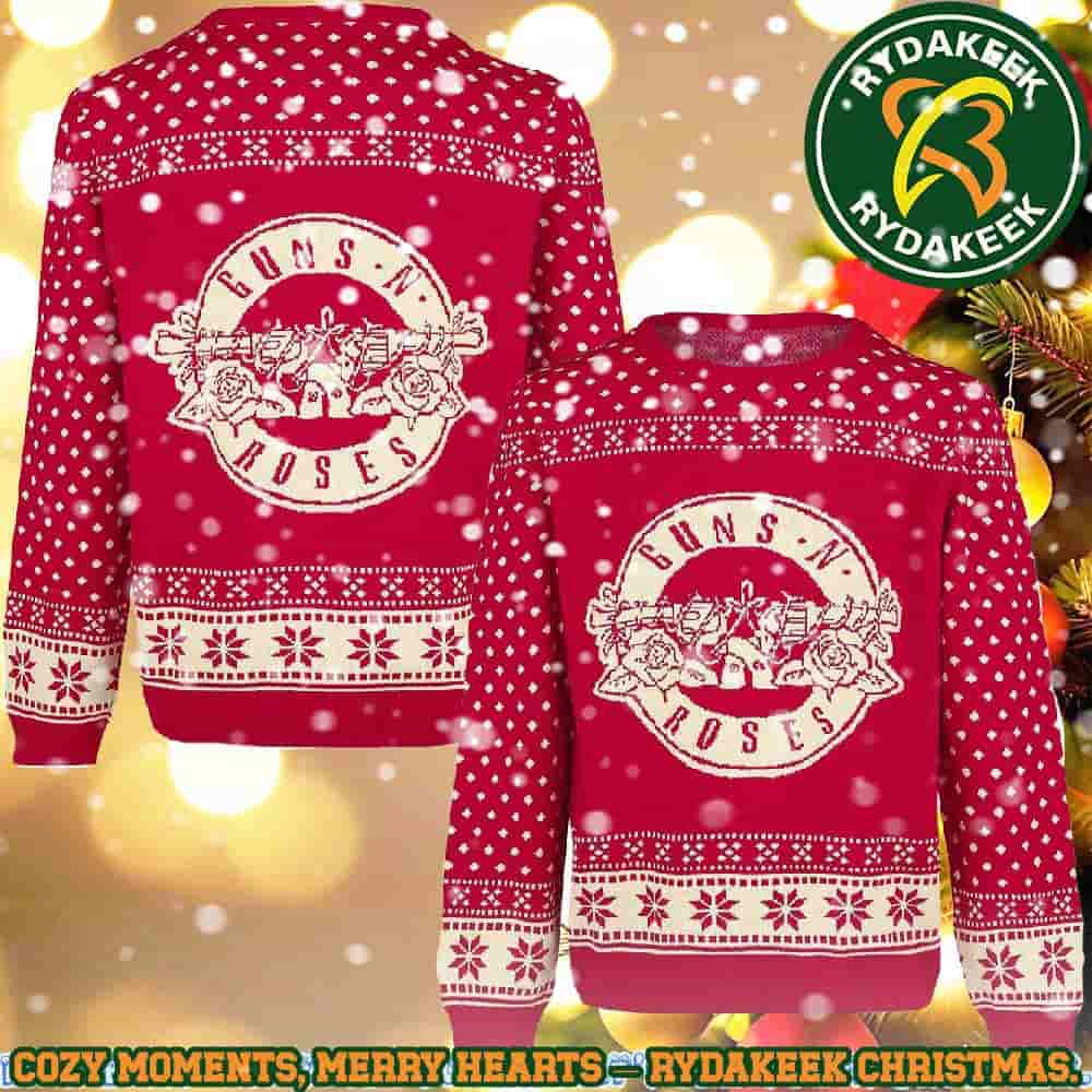 Guns N Roses Rockin' Around The Perfect Ugly Sweater for Every Music Lover Guns N Roses Rockin' Around The Perfect Ugly Sweater for Every Music Lover