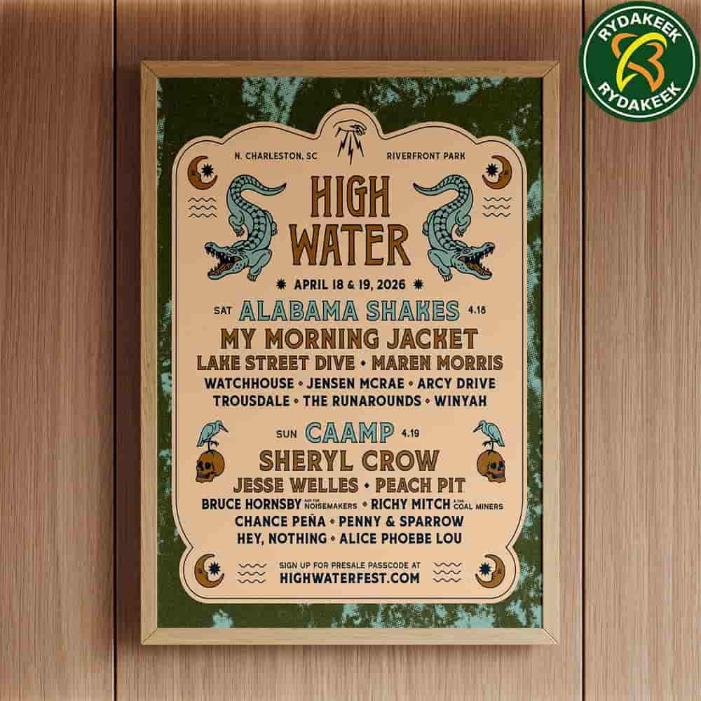 High Water Festival 2026 North Charleston South Carolina At Riverfront Park On April 18-19 Home Decor Poster Canvas High Water Festival 2026 North Charleston South Carolina At Riverfront Park On April 18-19 Home Decor Poster Canvas