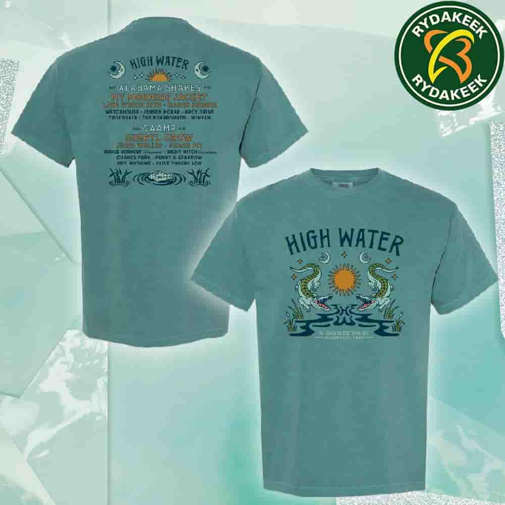 High Water Festival 2026 North Charleston South Carolina At Riverfront Park On April 18-19 Swamp Gator Lineup Tee Printback T-Shirt Merchandise High Water Festival 2026 North Charleston South Carolina At Riverfront Park On April 18-19 Swamp Gator Lineup Tee Printback T-Shirt Merchandise