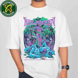 Hulaween Festival x Sangho Bang Official Screen Print Poster 2025 Live Oak Florida On Oct 30 Nov 2 At Spirit Of The Swannee Music Park T-Shirt Hulaween Festival x Sangho Bang Official Screen Print Poster 2025 Live Oak Florida On Oct 30 Nov 2 At Spirit Of The Swannee Music Park T-Shirt