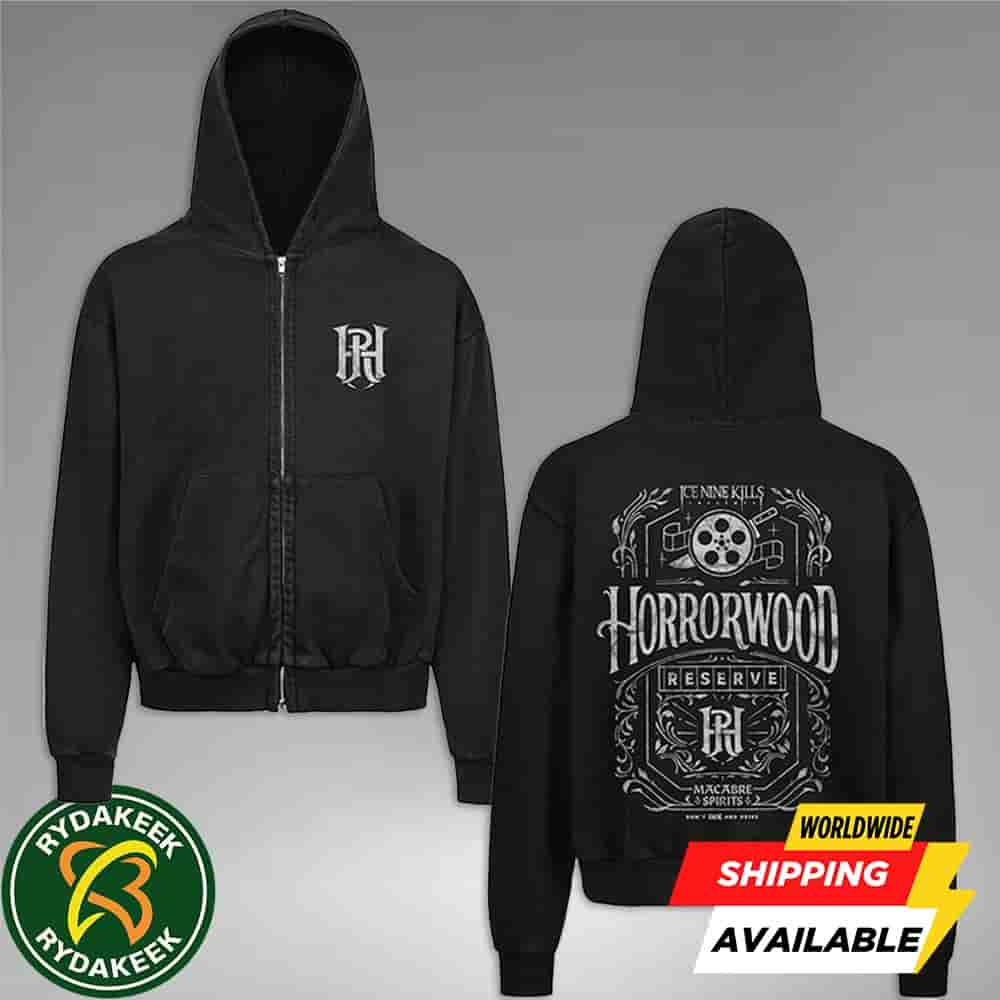 Ice Nine Kills Horrorwood Reserve Pull Over Hoodie Shirt Ice Nine Kills Horrorwood Reserve Pull Over Hoodie Shirt