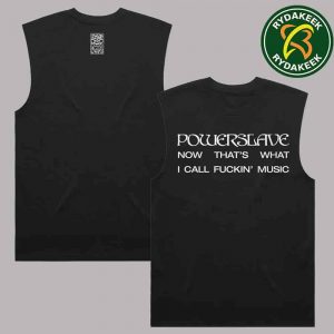Iron Maiden 50th Anniversary Merch 2025 Now That’s What I Call A Powerslave Two Sided Unisex T-Shirt Iron Maiden 50th Anniversary Merch 2025 Now That’s What I Call A Powerslave Two Sided Unisex T-Shirt