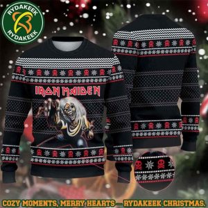 Iron Maiden Eddie The Trooper Seventh Son Winter Ritual Ugly Sweater Christmas 2025 Gift For Men And Women