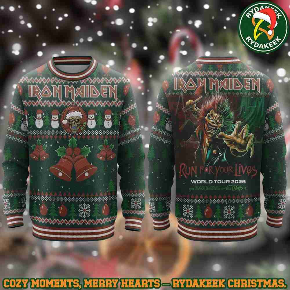 Iron Maiden Run For Your Lives World Tour 2026 Ugly Sweater Family Memories And Christmas Xmas Gift Iron Maiden Run For Your Lives World Tour 2026 Ugly Sweater Family Memories And Christmas Xmas Gift