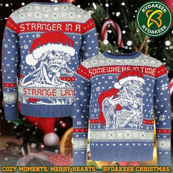 Iron Maiden Somewhere In Time Stranger In A Strange Land Ugly Sweater Christmas 2025 Gift For Men And Women