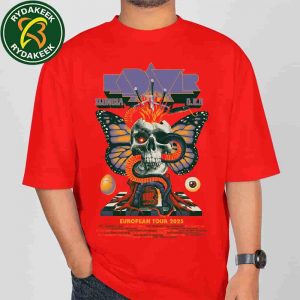 Kadavar European Tour 2025 Dates List Unisex T-Shirt Kadavar European Tour 2025 Dates List Unisex T-Shirt
