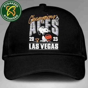 Las Vegas Aces Snoopy 2025 WNBA Finals Champions Classic Cap Las Vegas Aces Snoopy 2025 WNBA Finals Champions Classic Cap