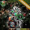 Los Angeles Chargers NFL Custom Grinch Candy Cane Name Ornament 2025 Xmas Tree Gift