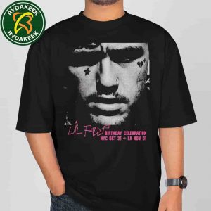 Lil Peep 29th Birthday Show On October 31 And November 1 2025 In Los Angeles T-Shirt Lil Peep 29th Birthday Show On October 31 And November 1 2025 In Los Angeles T-Shirt