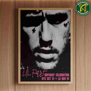 Lil Peep 29th Birthday Show On October 31 And November 1 2025 In Los Angeles home Decor Poster Canvas Lil Peep 29th Birthday Show On October 31 And November 1 2025 In Los Angeles home Decor Poster Canvas