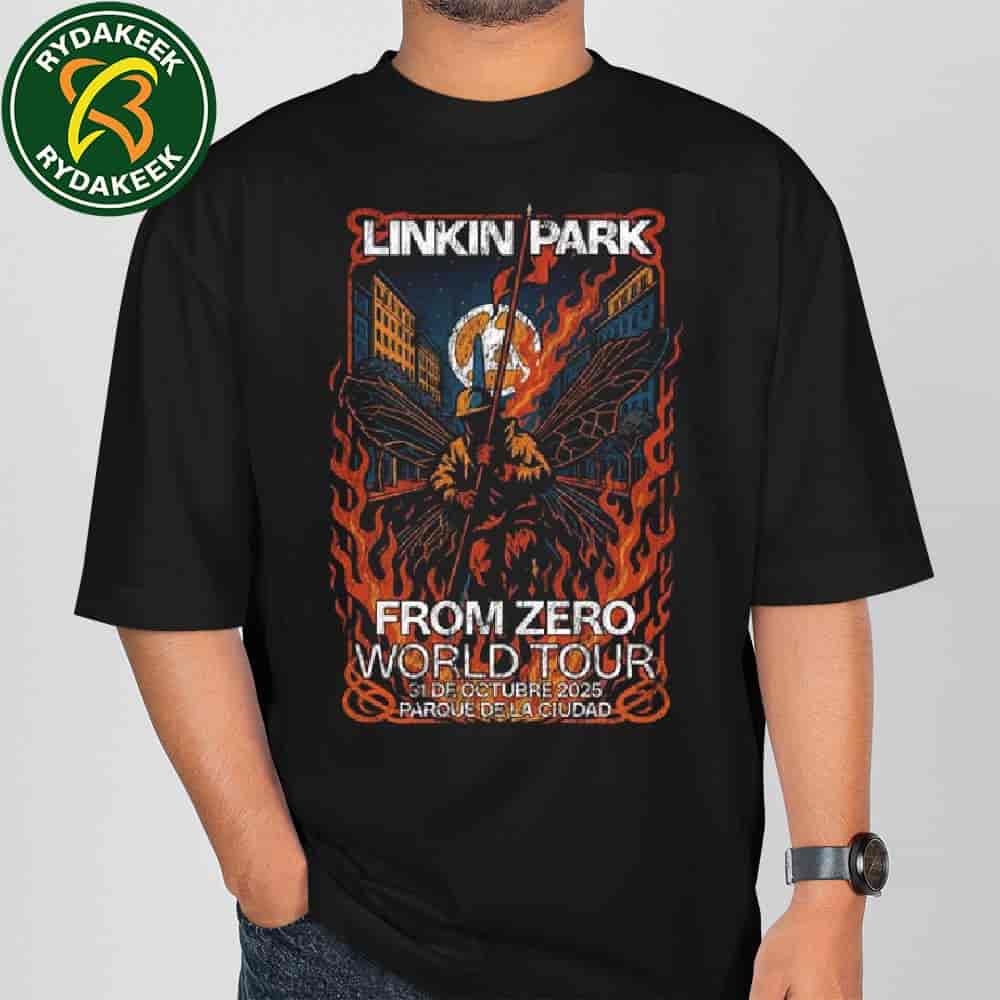 Linkin Park Buenos Aires Argentina 2025 Live At Parque De LA Ciudad Stormborn Fairy On October 31 Merchandise T-Shirt Linkin Park Buenos Aires Argentina 2025 Live At Parque De LA Ciudad Stormborn Fairy On October 31 Merchandise T-Shirt