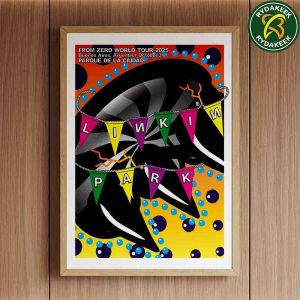 Linkin Park From Zero 2025 Argentina Tour Buenos Aires Poster Oct 31st Claudia Claw Money Gol Home Decor Poster Canvas
