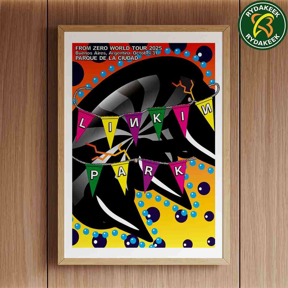 Linkin Park From Zero 2025 Argentina Tour Buenos Aires Poster Oct 31st Claudia Claw Money Gol Home Decor Poster Canvas Linkin Park From Zero 2025 Argentina Tour Buenos Aires Poster Oct 31st Claudia Claw Money Gol Home Decor Poster Canvas
