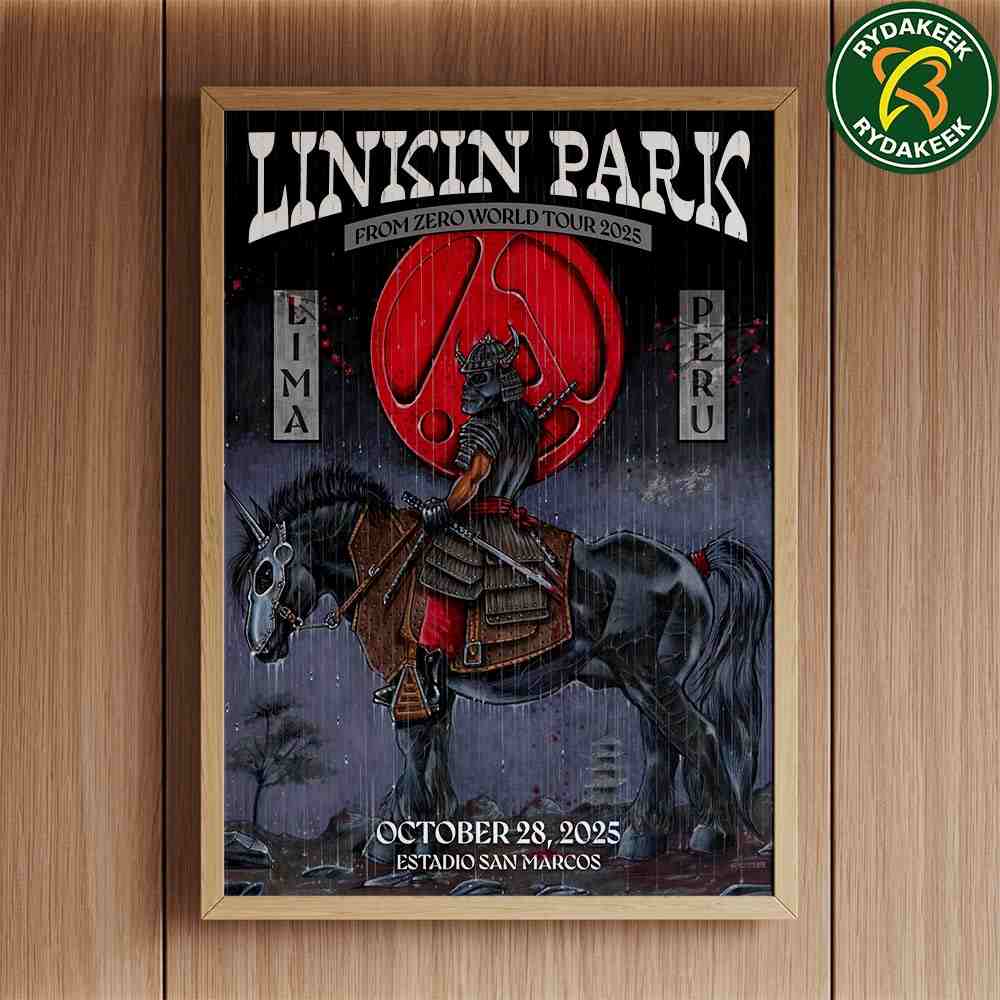 Linkin Park From Zero World Tour 2025 Lima Peru Poster Live At Estadio San Marcos On October 28 Home Decor Poster Canvas Linkin Park From Zero World Tour 2025 Lima Peru Poster Live At Estadio San Marcos On October 28 Home Decor Poster Canvas