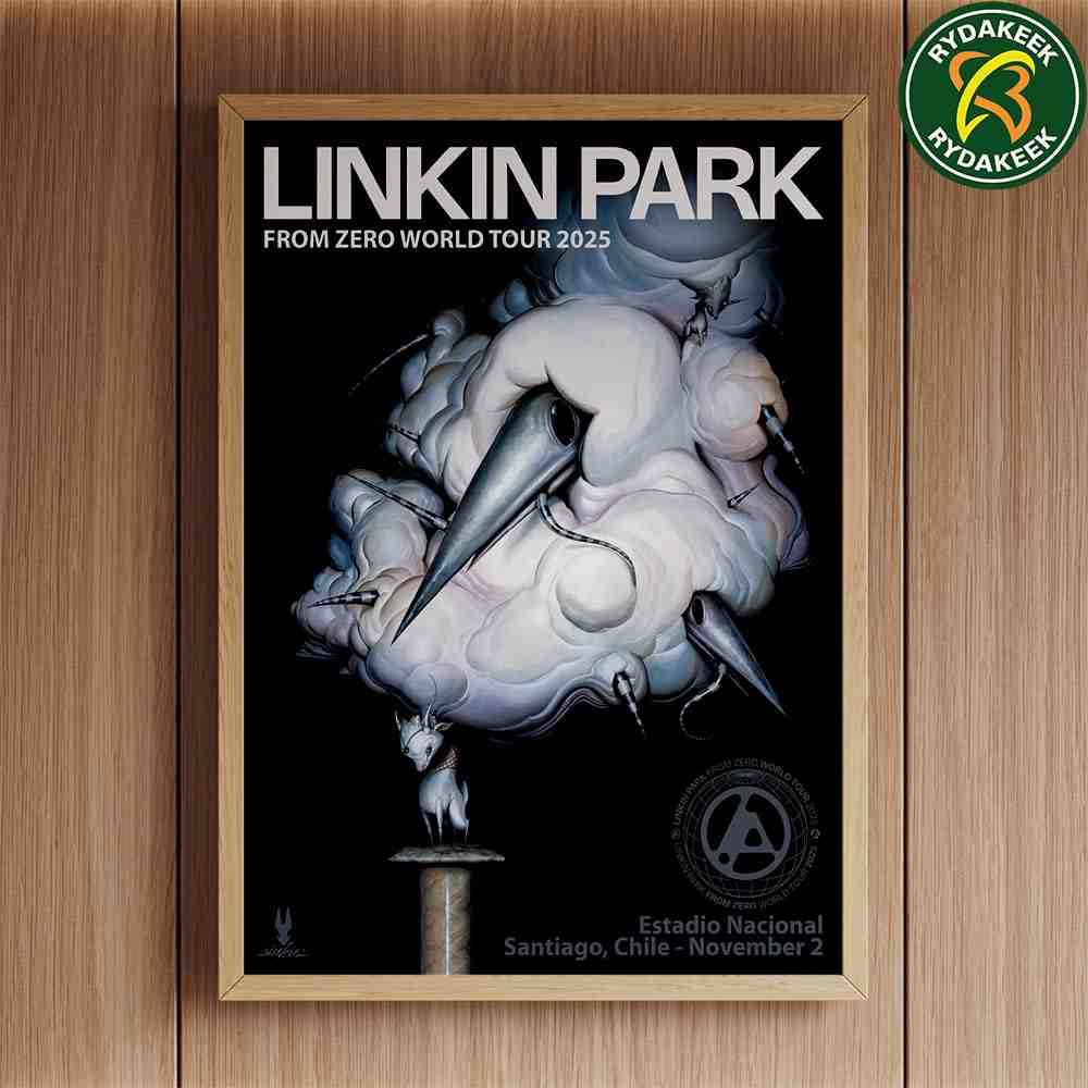 Linkin Park From Zero World Tour 2025 Santiago Chile Poster Live At Estadio National On November 2 Home Decor Poster Canvas Linkin Park From Zero World Tour 2025 Santiago Chile Poster Live At Estadio National On November 2 Home Decor Poster Canvas