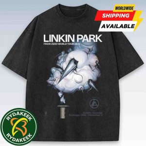 Linkin Park From Zero World Tour 2025 Santiago Chile Poster Live At Estadio National On November 2 Washed Shirt