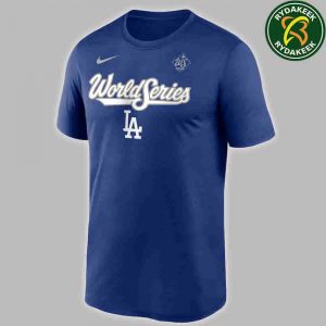 Los Angeles Dodgers X Nike Royal 2025 MLB World Series Collection Legend Dri-FIT T-Shirt