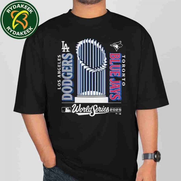 Los Angeles Dodgers vs Toronto Blue Jays MLB World Series 2025 Changeup Matchup T-Shirt