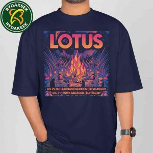 Lotus 2025 New Year’s Eve Concert In Buffalo NY And Cleveland OH December Tour Dates Unisex T-Shirt Lotus 2025 New Year’s Eve Concert In Buffalo NY And Cleveland OH December Tour Dates Unisex T-Shirt