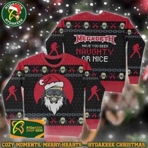 Megadeath Have You Been Naughty Or Nice Family Memories And Christmas Gift Ugly Sweater Megadeath Have You Been Naughty Or Nice Family Memories And Christmas Gift Ugly Sweater