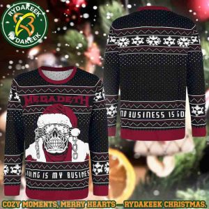 Megadeth Giving Is My Business Family Memories And Christmas Gift Ugly Sweater Megadeth Giving Is My Business Family Memories And Christmas Gift Ugly Sweater