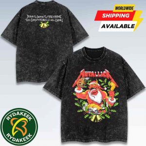 Metallica Holiday Bellz Demon The Christmas Bellz Will Chime 2025 Merchandise For Family Washed Shirt