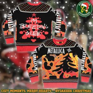 Metallica Load Album I’m Bleeding Glee Family Memories And Christmas Gift Holiday Ugly Sweater 2025