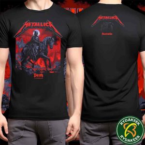 Metallica M72 Perth Ken Taylors Exclusive Pop Up Shop Merch Tee At Optus Stadium Burswood WA November 1 2025 Pale Horseman Variant T-Shirt