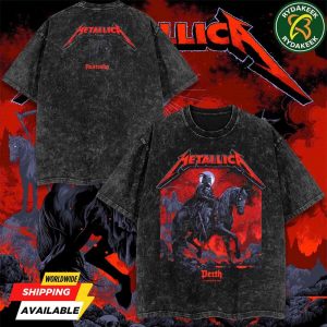 Metallica M72 Perth Ken Taylors Exclusive Pop Up Shop Merch Washed Shirt At Optus Stadium Burswood WA November 1 2025 Pale Horseman