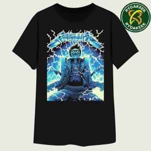 Metallica Ride The Lightning Artwork Pop Up Shop Australia 2025 T-Shirt