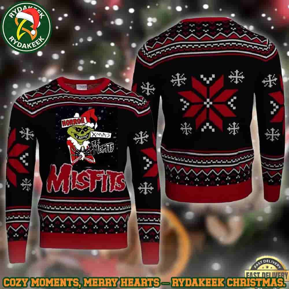 Misfits Horror Xmas Family Memories And Christmas Gift Ugly Sweater Misfits Horror Xmas Family Memories And Christmas Gift Ugly Sweater