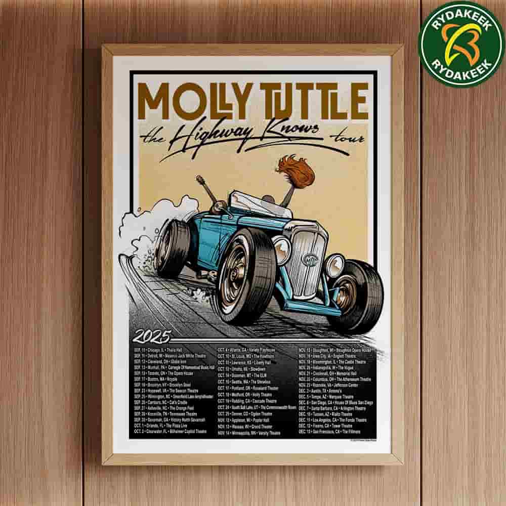 Molly Tuttle The Highway Know Tour 2025 Tour Dates Home Decor Poster Canvas Molly Tuttle The Highway Know Tour 2025 Tour Dates Home Decor Poster Canvas