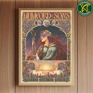 Mumford And Sons 2025 Nashville Live At Bridgestone Arena October 22 Exclusive Concert Poster Canvas Mumford And Sons 2025 Nashville Live At Bridgestone Arena October 22 Exclusive Concert Poster Canvas