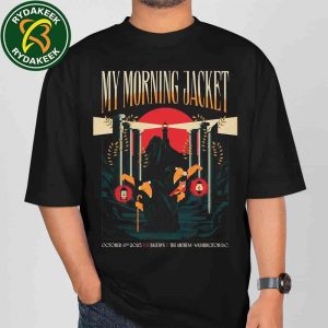 My Morning Jacket Concert Poster For Show In Washington DC At The Anthem On October 8th 2025 Unisex T-Shirt My Morning Jacket Concert Poster For Show In Washington DC At The Anthem On October 8th 2025 Unisex T-Shirt